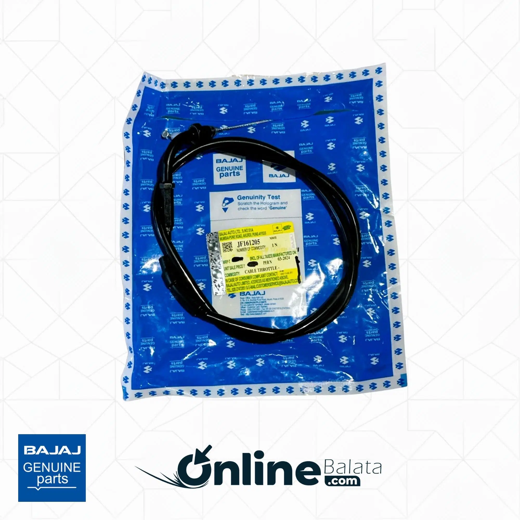 Bajaj Pulsar Dominar 250 400 Gaz Teli JF161205 OBBJ014