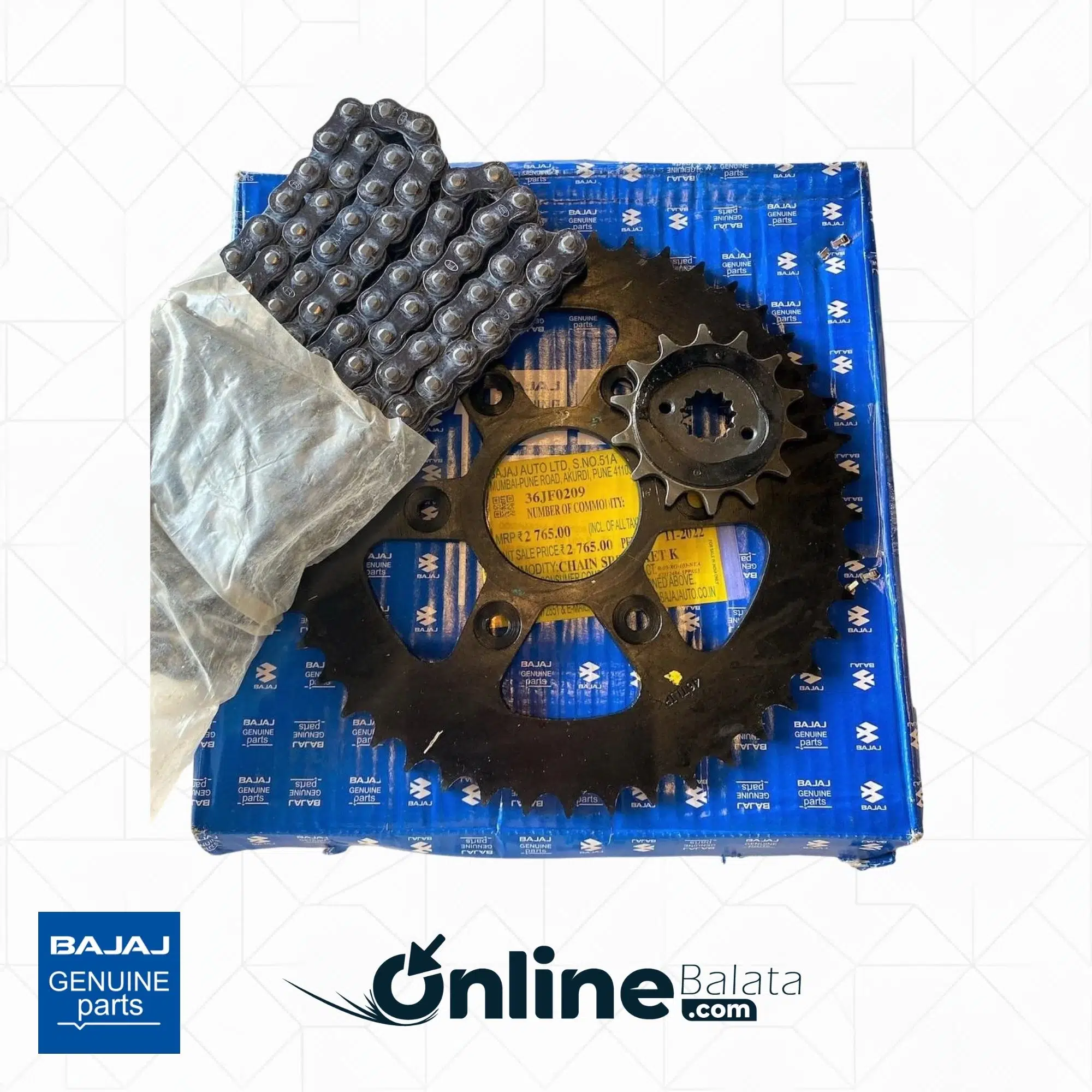 Bajaj Pulsar Dominar 250 Zincir Dişli Set 36JF0209 OBBJ004