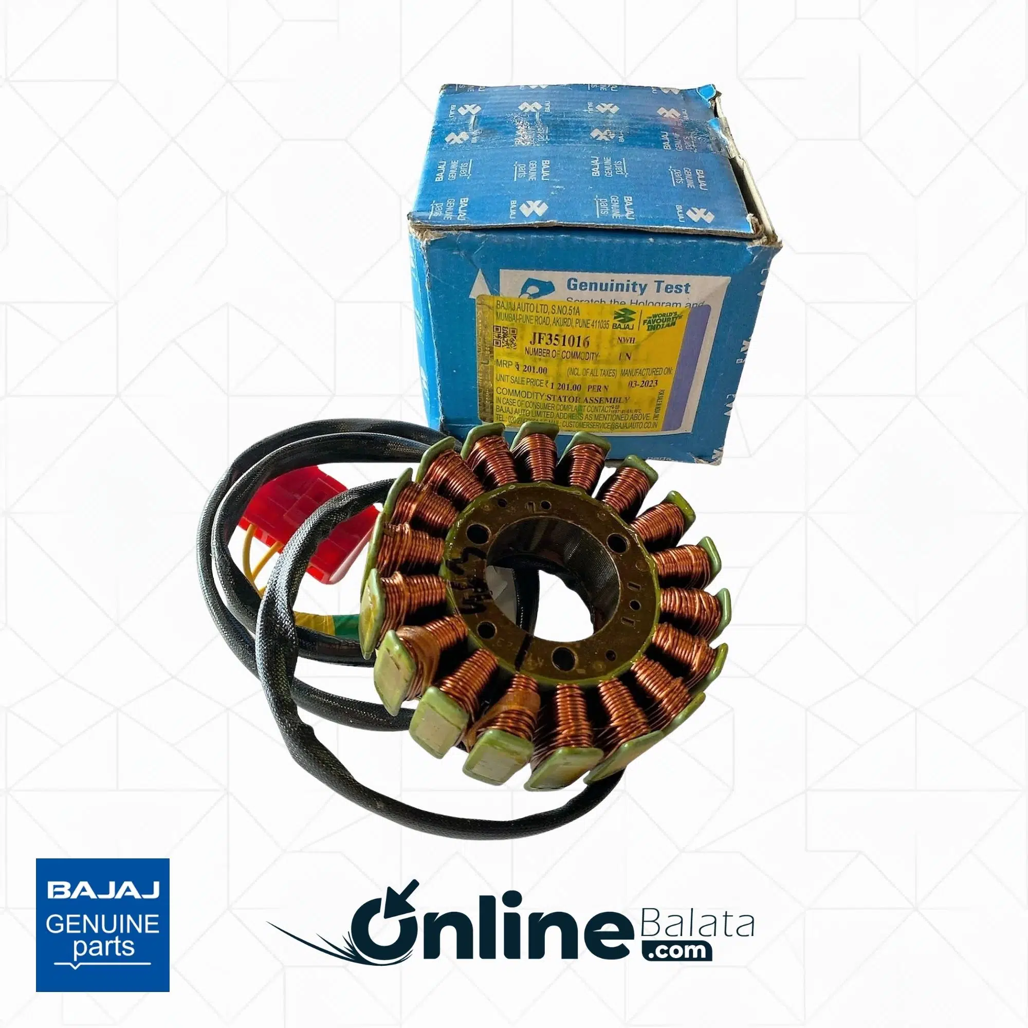 Bajaj Pulsar Dominar 400 Statör JF351016 OBBJ015
