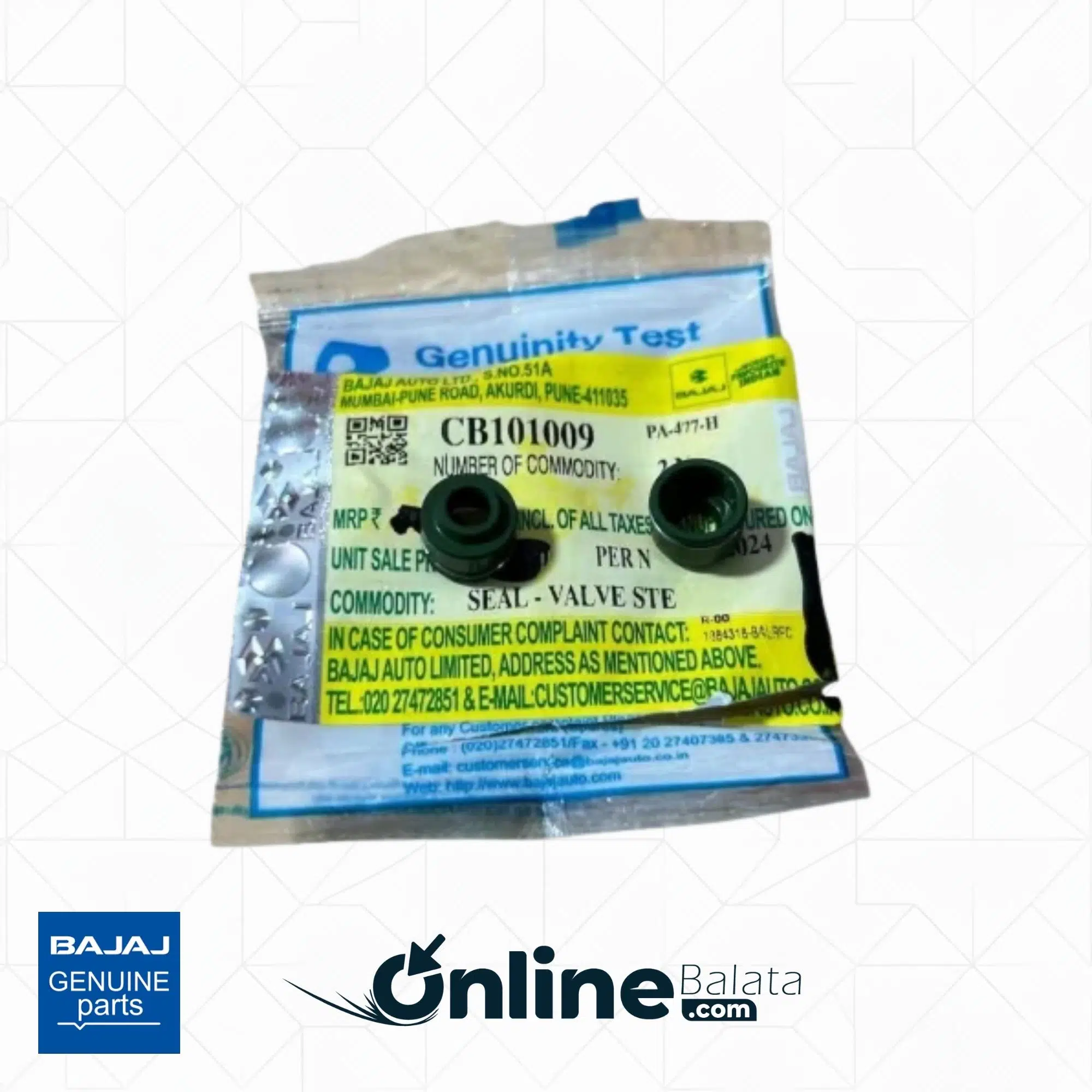 Bajaj Pulsar NS200 RS200 Duman Lastik 2 Adet Bajaj Poşetli OBBJ001