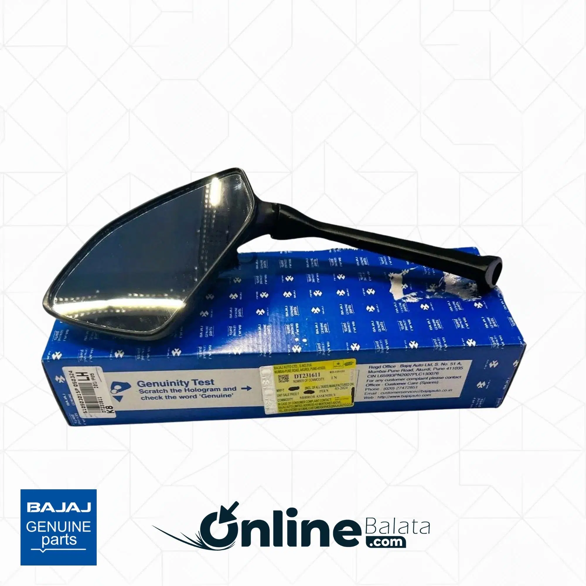 Bajaj Pulsar RS200 Sol Ayna DT231611 OBBJ011