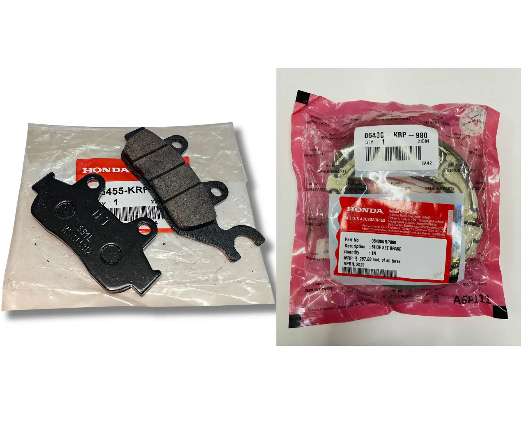 Honda Cbf 150 Ön Arka Fren Balatası