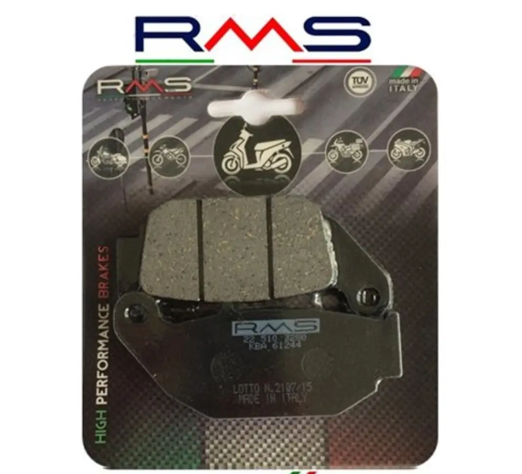 Honda Cbr 125 2011 Ve Sonrası Rms Arka Fren Balata Ob