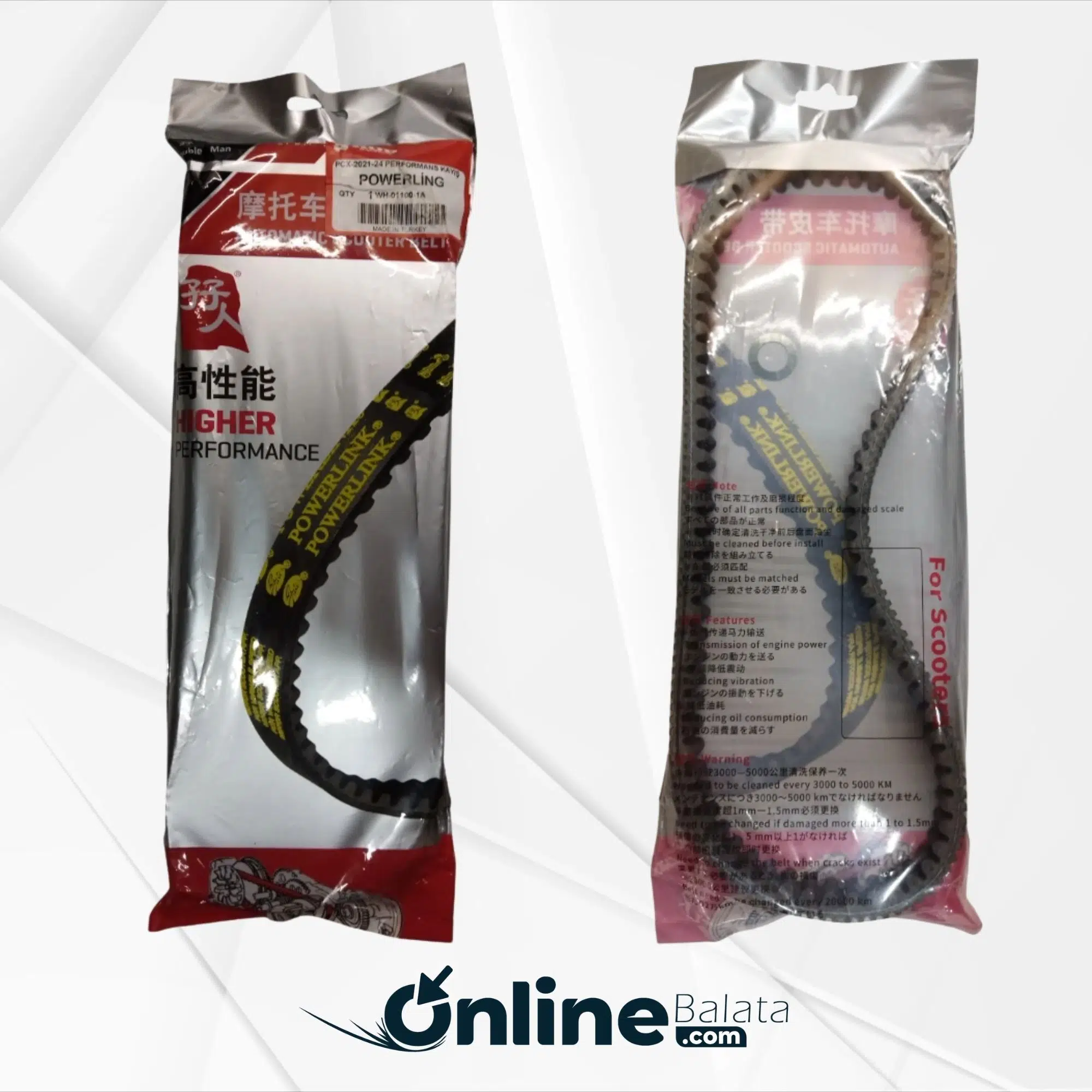 Honda PCX 125 2021-2024 Powerlink Performans Debriyaj Kayış PCX042