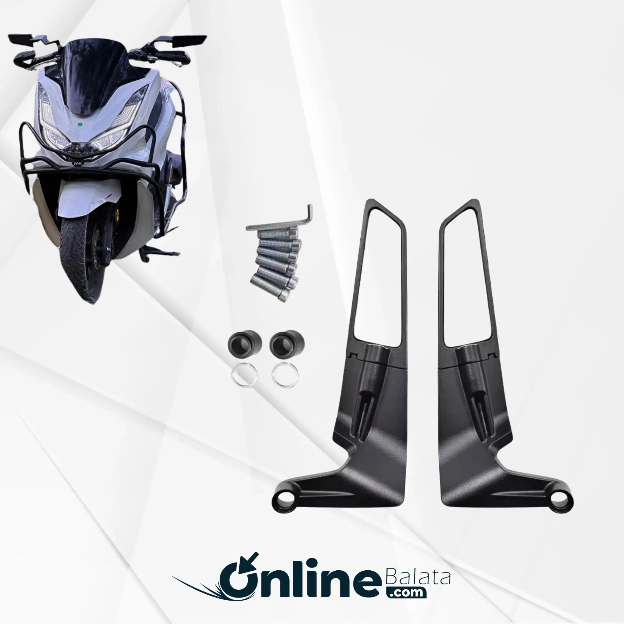 Honda PCX 125 H2R Kanat Ayna Büyük Naked Model PCX094