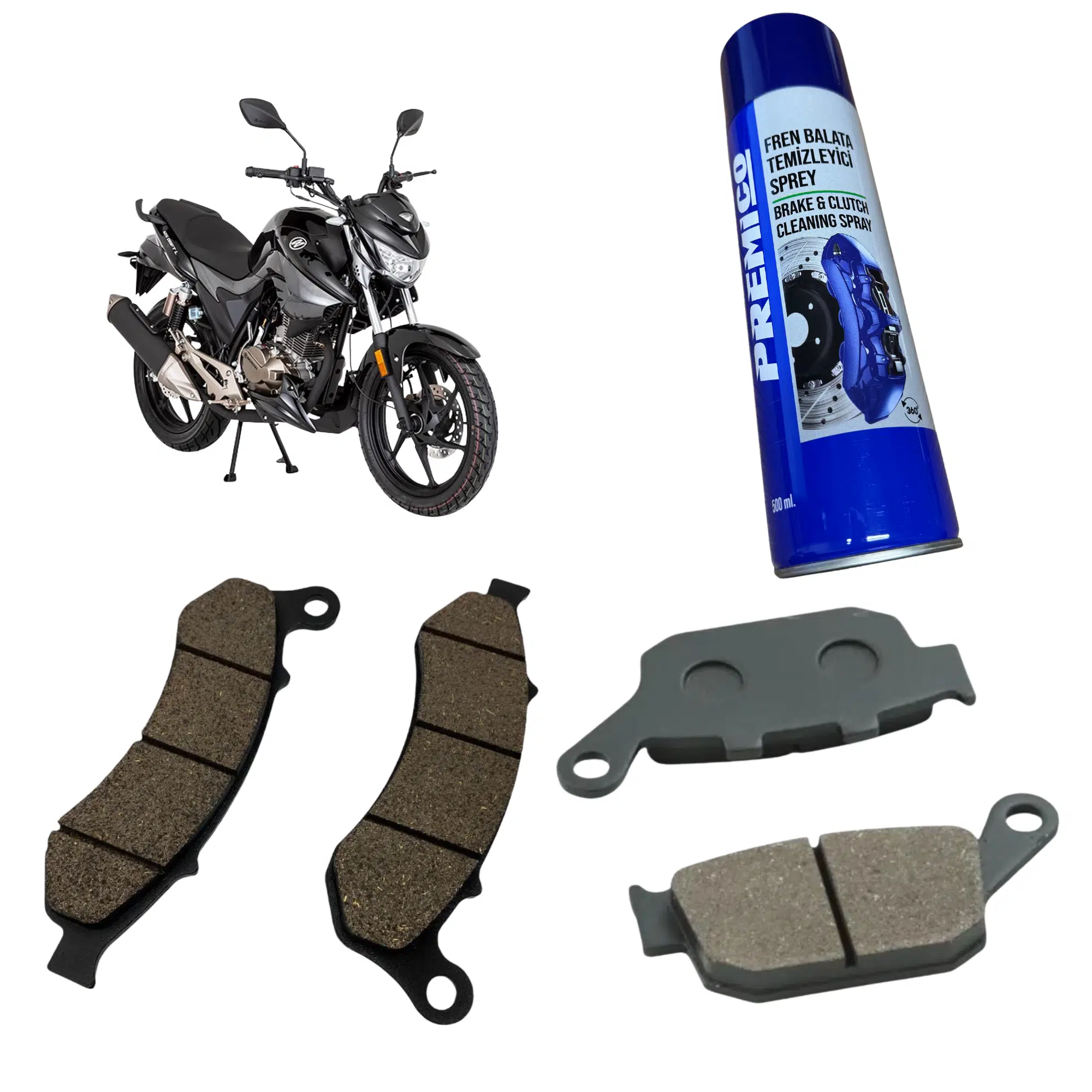 Mondial Drift L Ön Arka Fren Balatası Balata Sprey Hediye