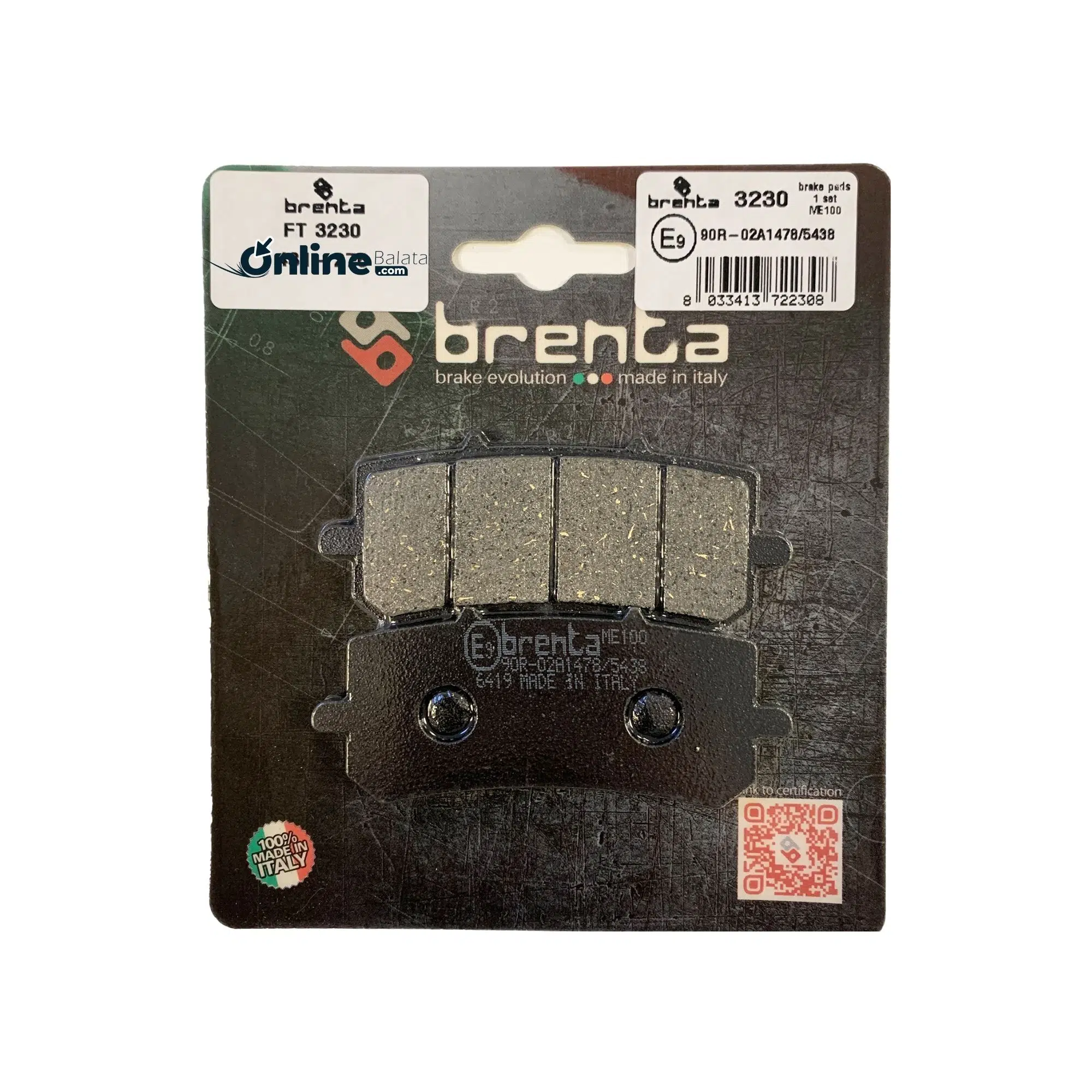 Mondial Ressivo 250 Brenta Ön Fren Balata