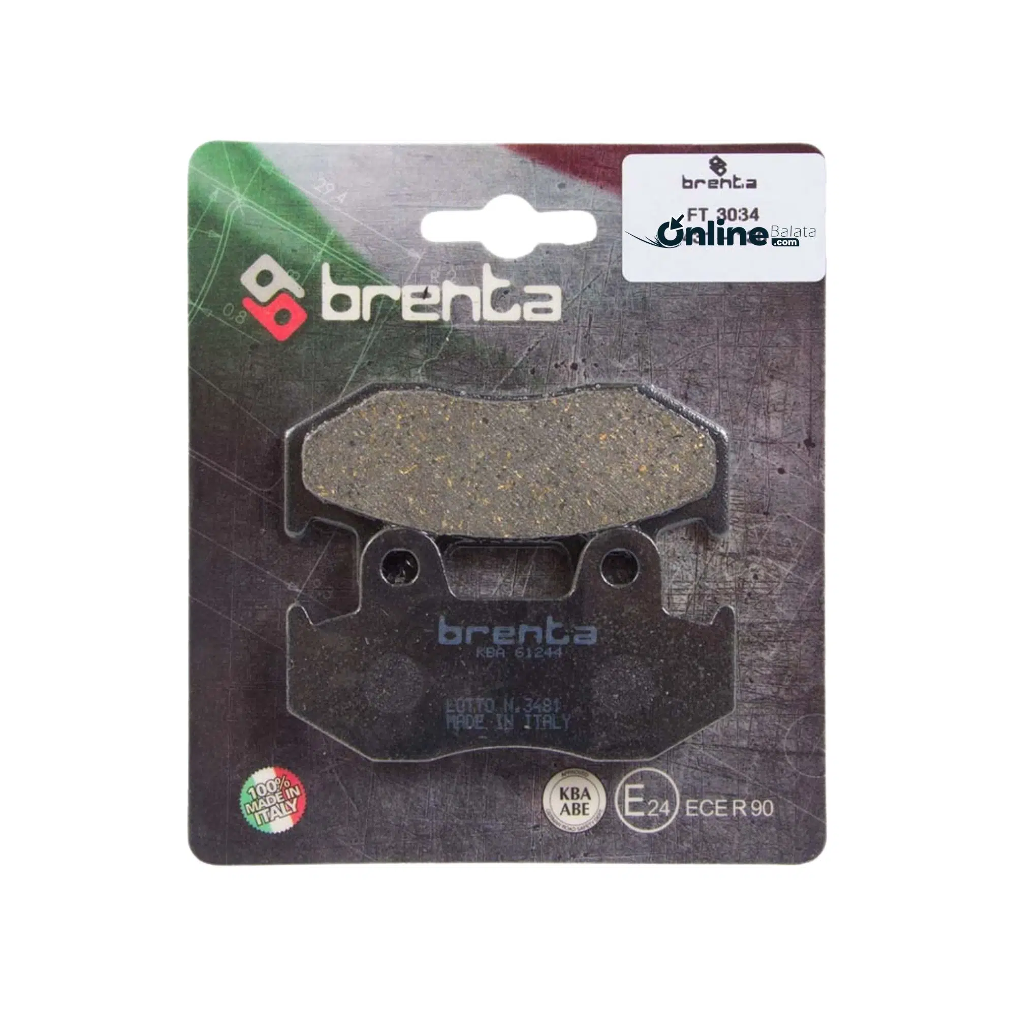 Mondial Ritmica Brenta Ön Fren Balata Ob