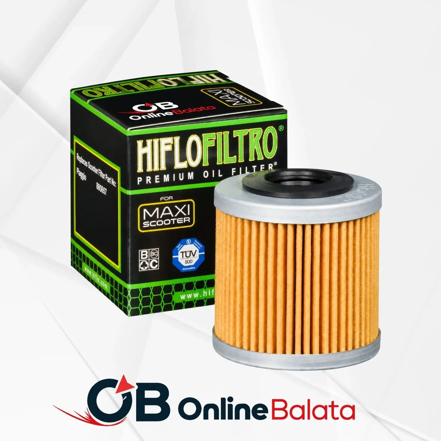 Piaggio MP3 400 Tüm Modeller Hiflo Yağ Filtresi HF003