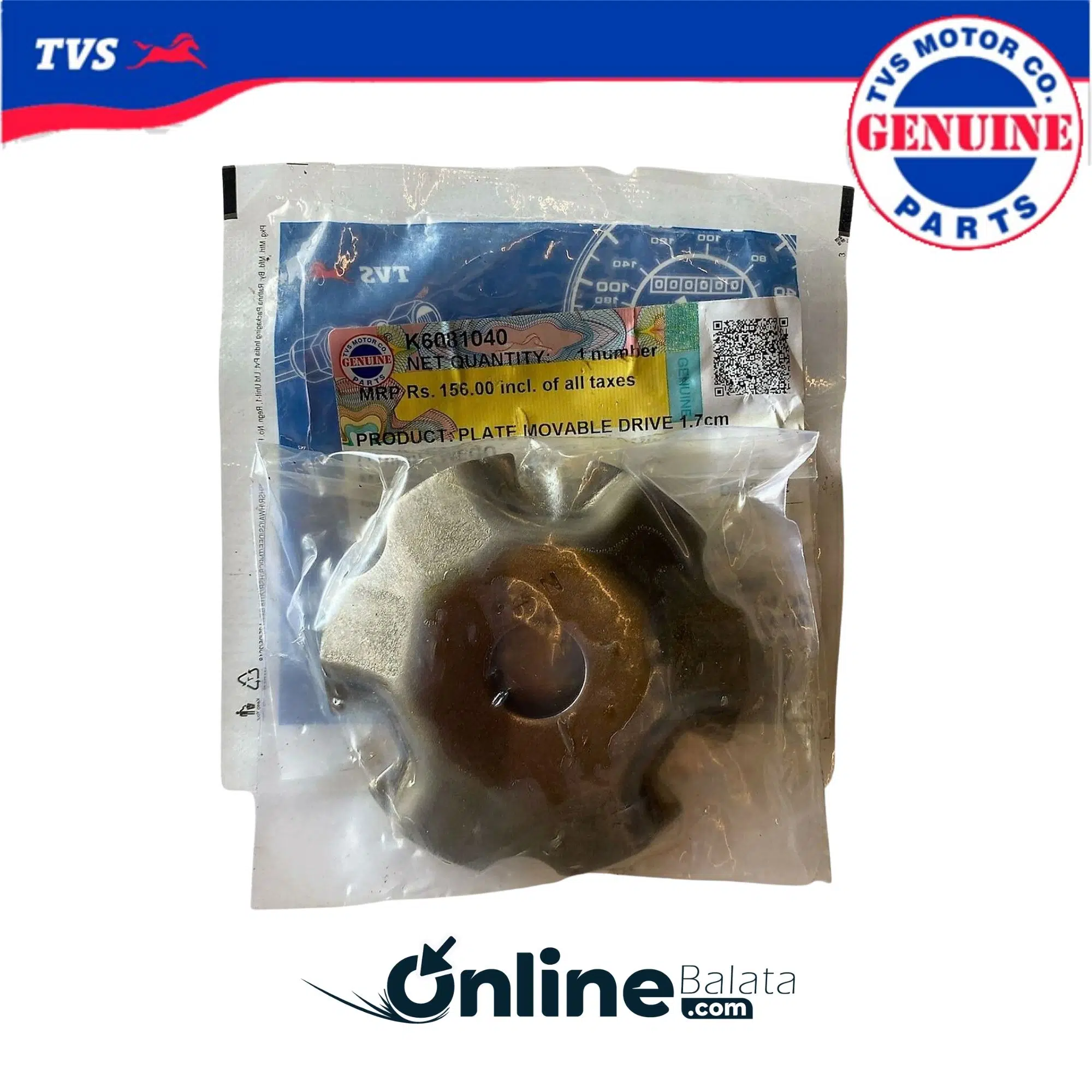 Tvs Jüpiter 110 Wego Ön Debriyaj Plaka K6081040 OBTVS009