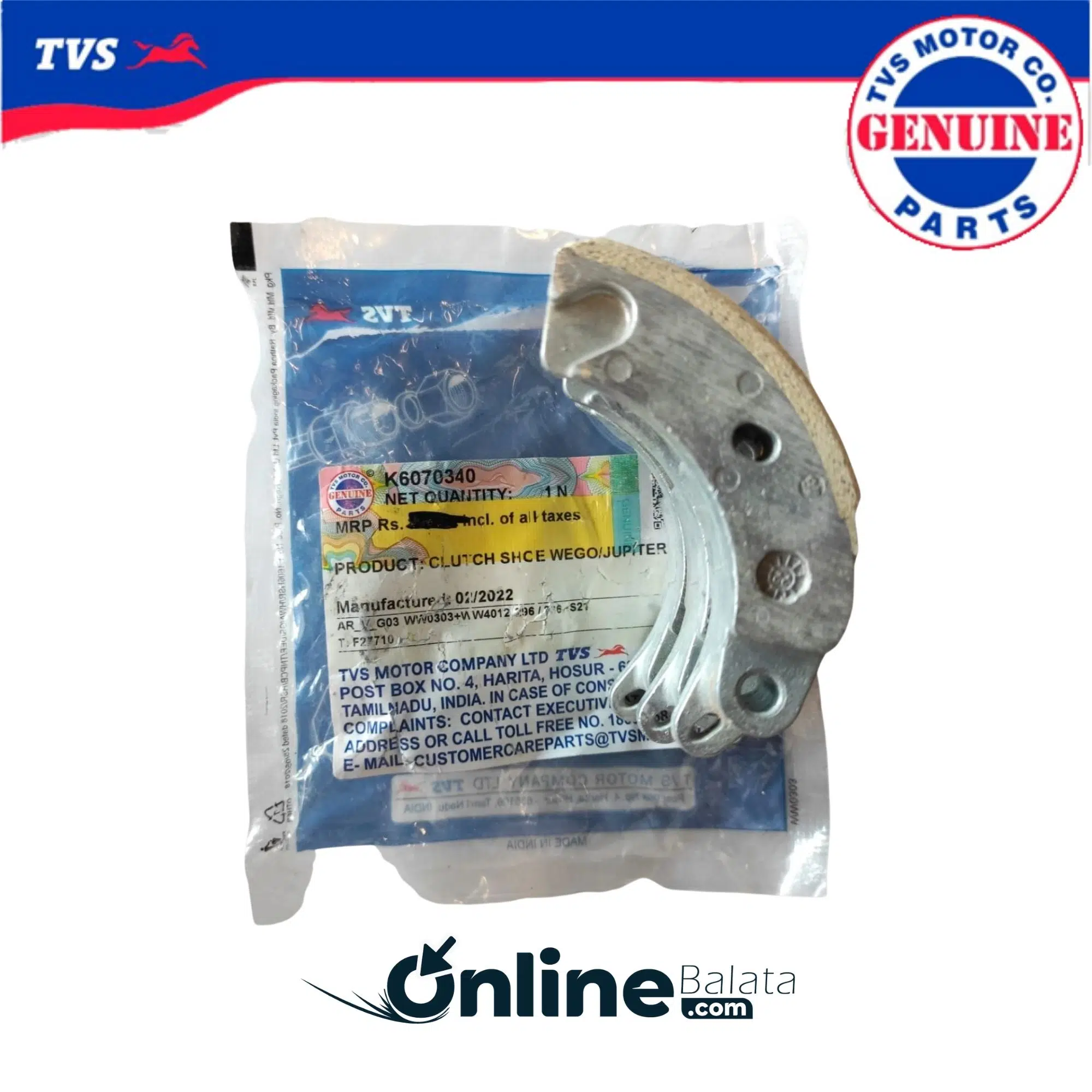 Tvs Jüpiter 110 Wego Zest Debriyaj Balatası K6070340 OBTVS006