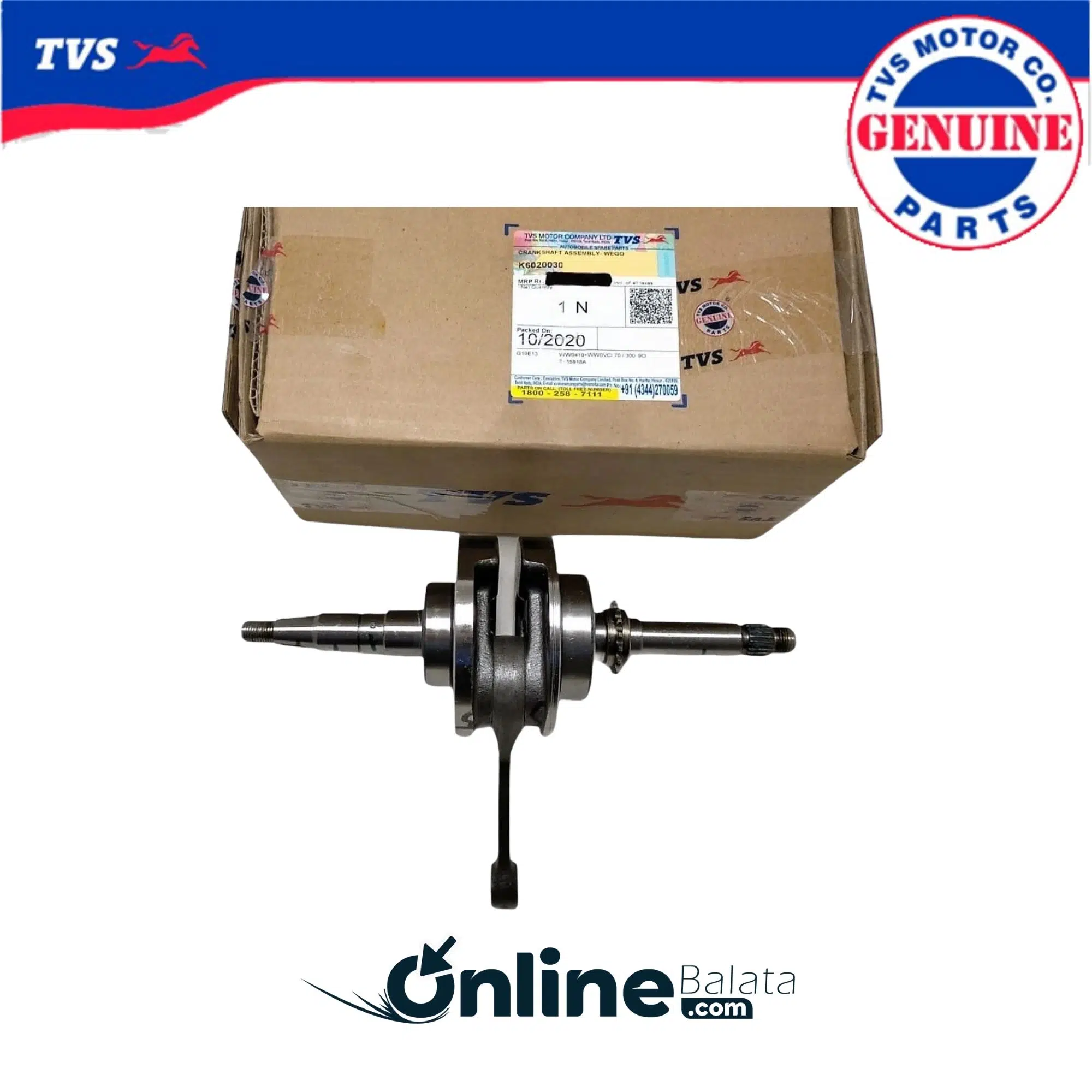 Tvs Jüpiter 110 Wego Zest Krank Komple K6020030 OBTVS005