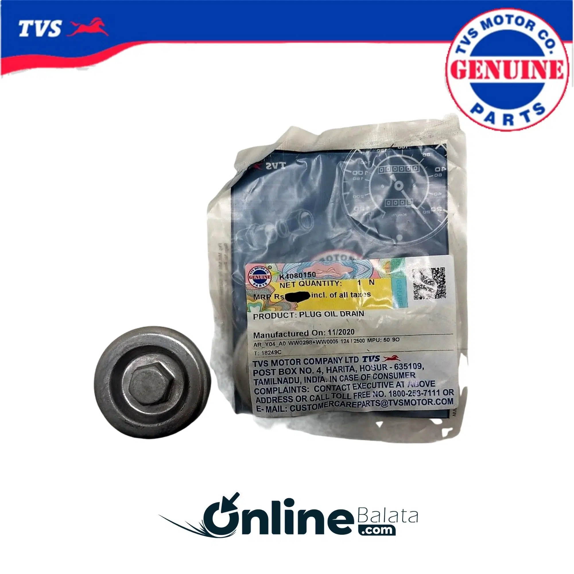 Tvs Jüpiter 125 Jüpiter 110 Wego Zest Yağ Tapası K4080150 OBTVS004