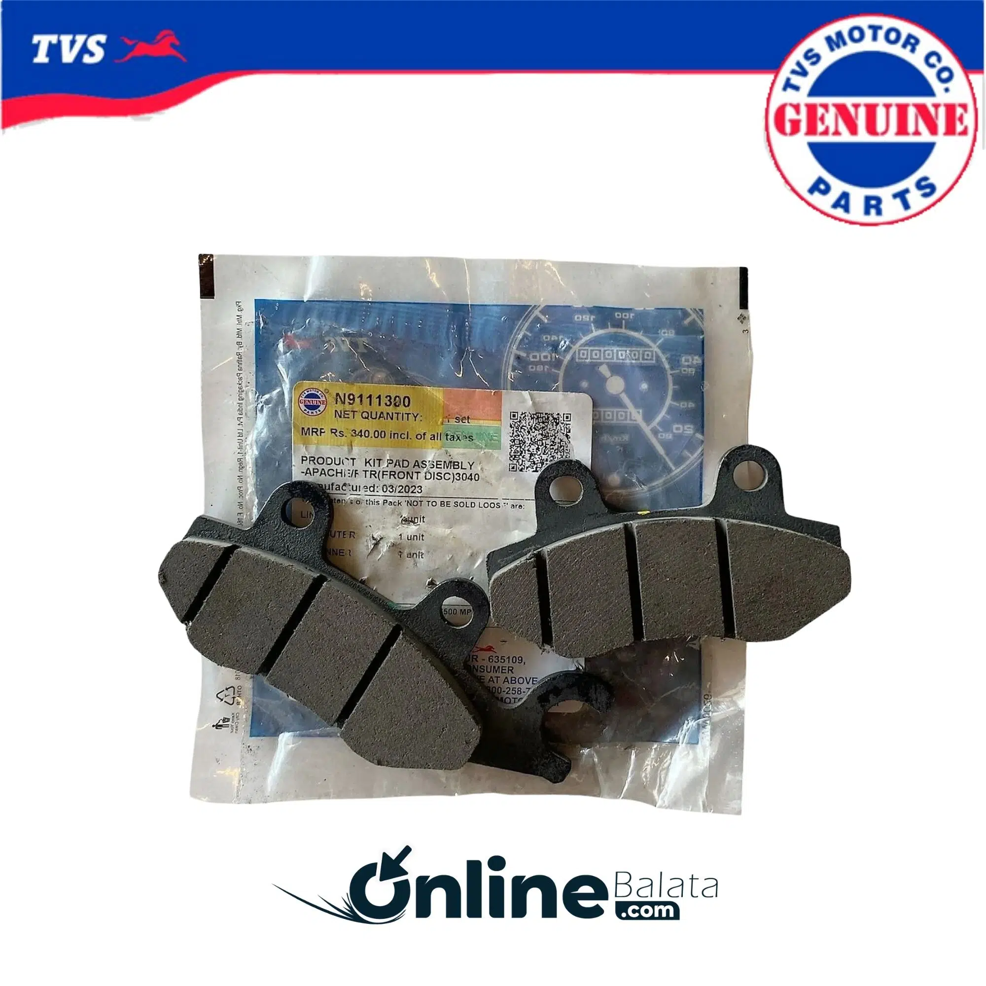 Tvs RTR 150 200 Apache Ön Fren Balatası N9111300 OBTVS017