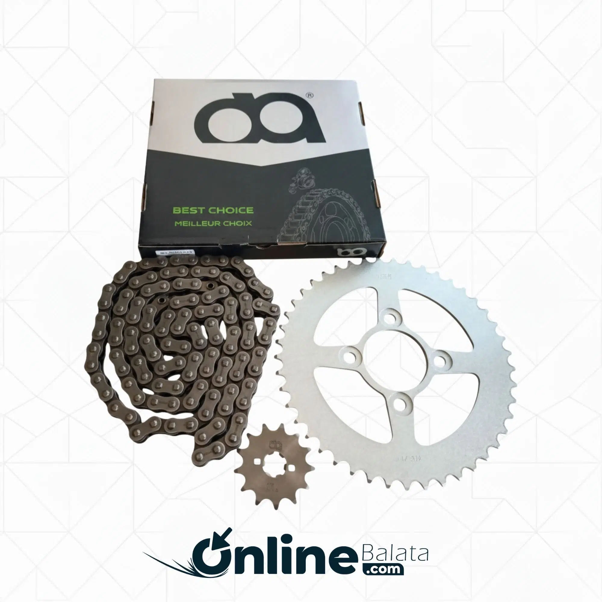 TVS RTR 200 DQ Zincir Dişli Set 520HO 116L 45T 13T OBZ101