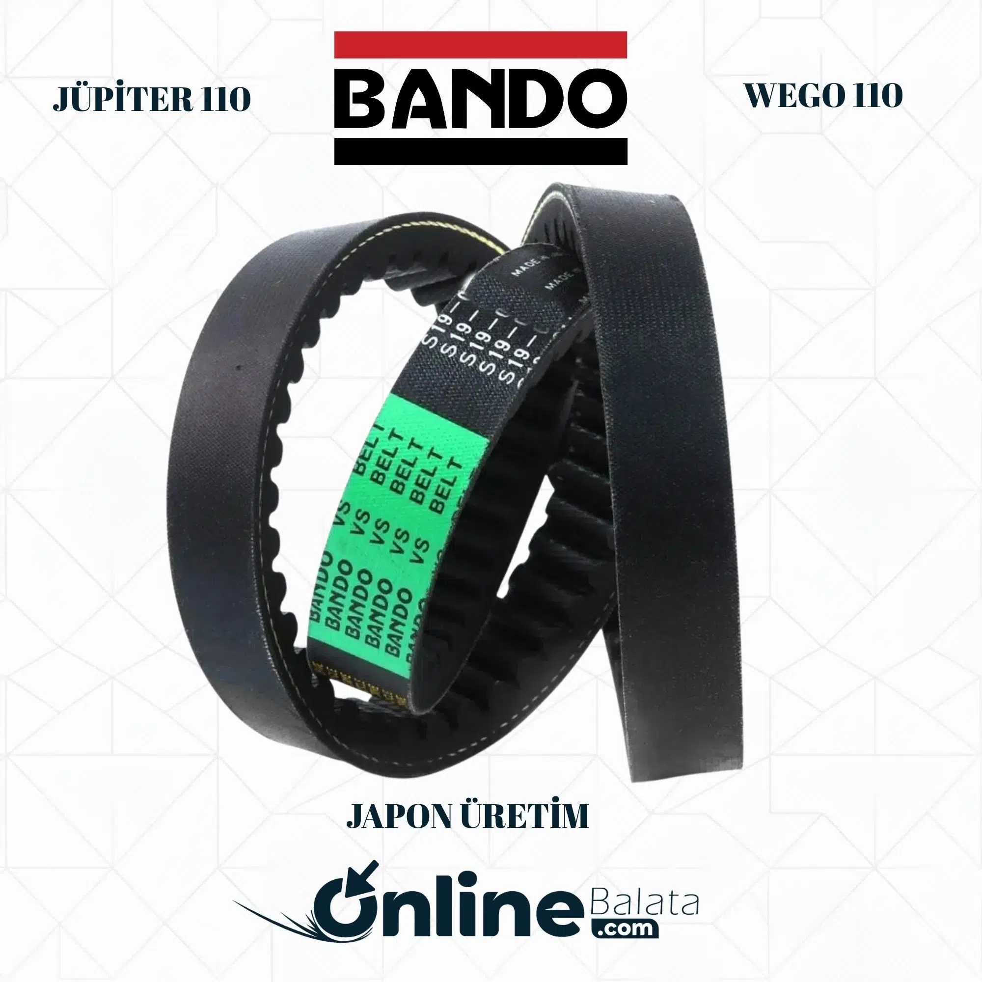 TVS Wego 110 Jüpiter 110 Bando Kayış Japon K3082510