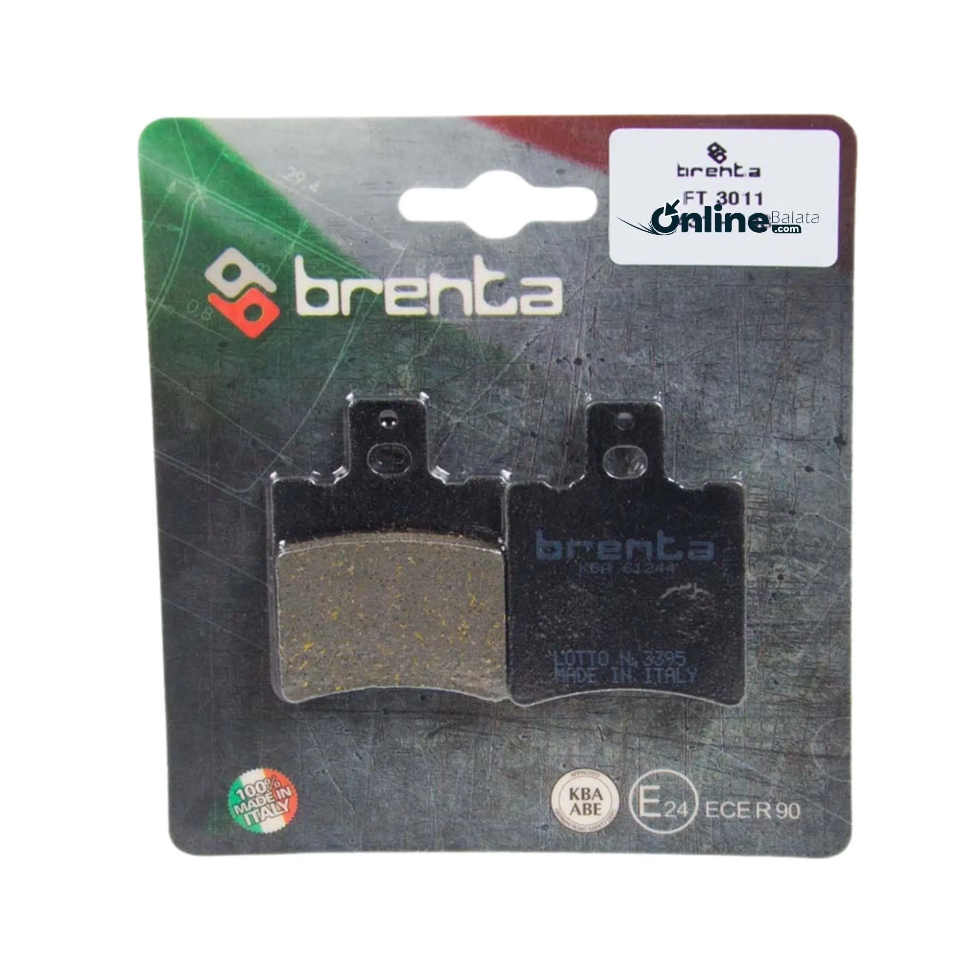 Yamaha Aerox 100 Brenta Ön Fren Balata Ob