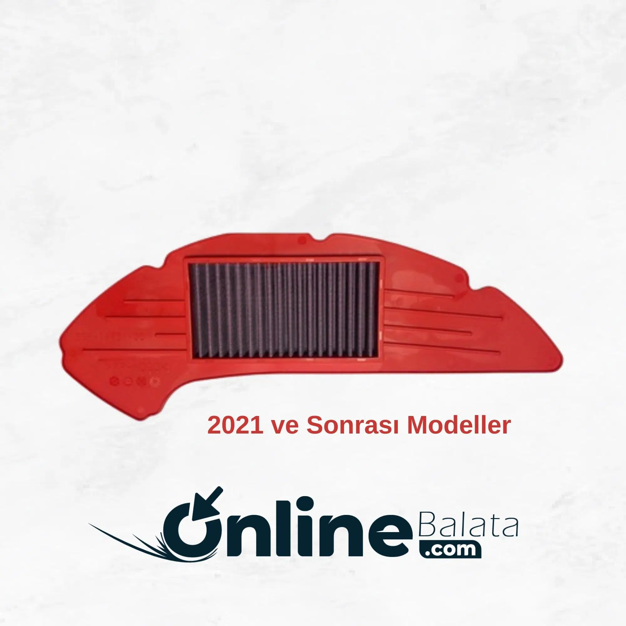 Yamaha N-Max 125 155 Performans Hava Filtresi Kırmızı Esnek Temizlenebilir 1278